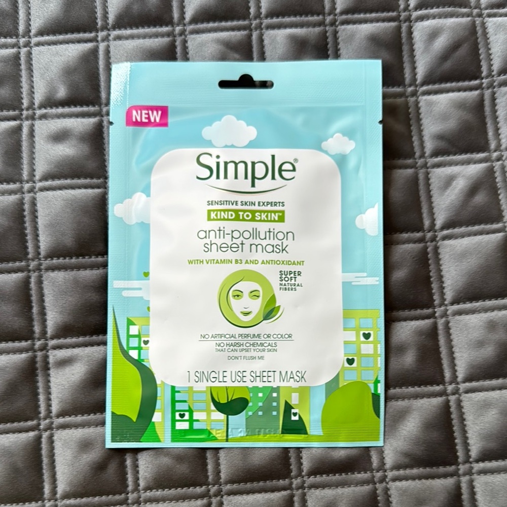 Simple Green Skincare Mask - Korean